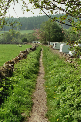 Enclosed path