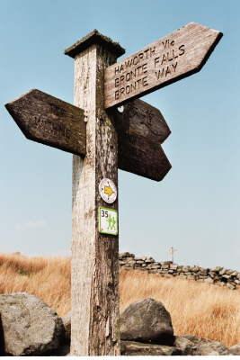 Bronte signpost