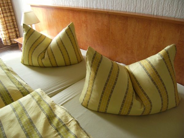 Pillows at Hotel Glockenberg 