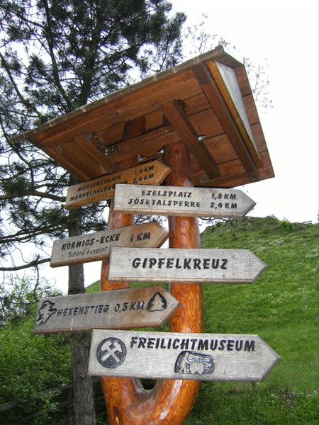 Signpost in Lerbach