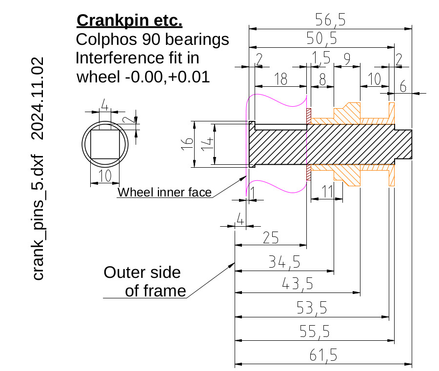M23 crank pin 5a
